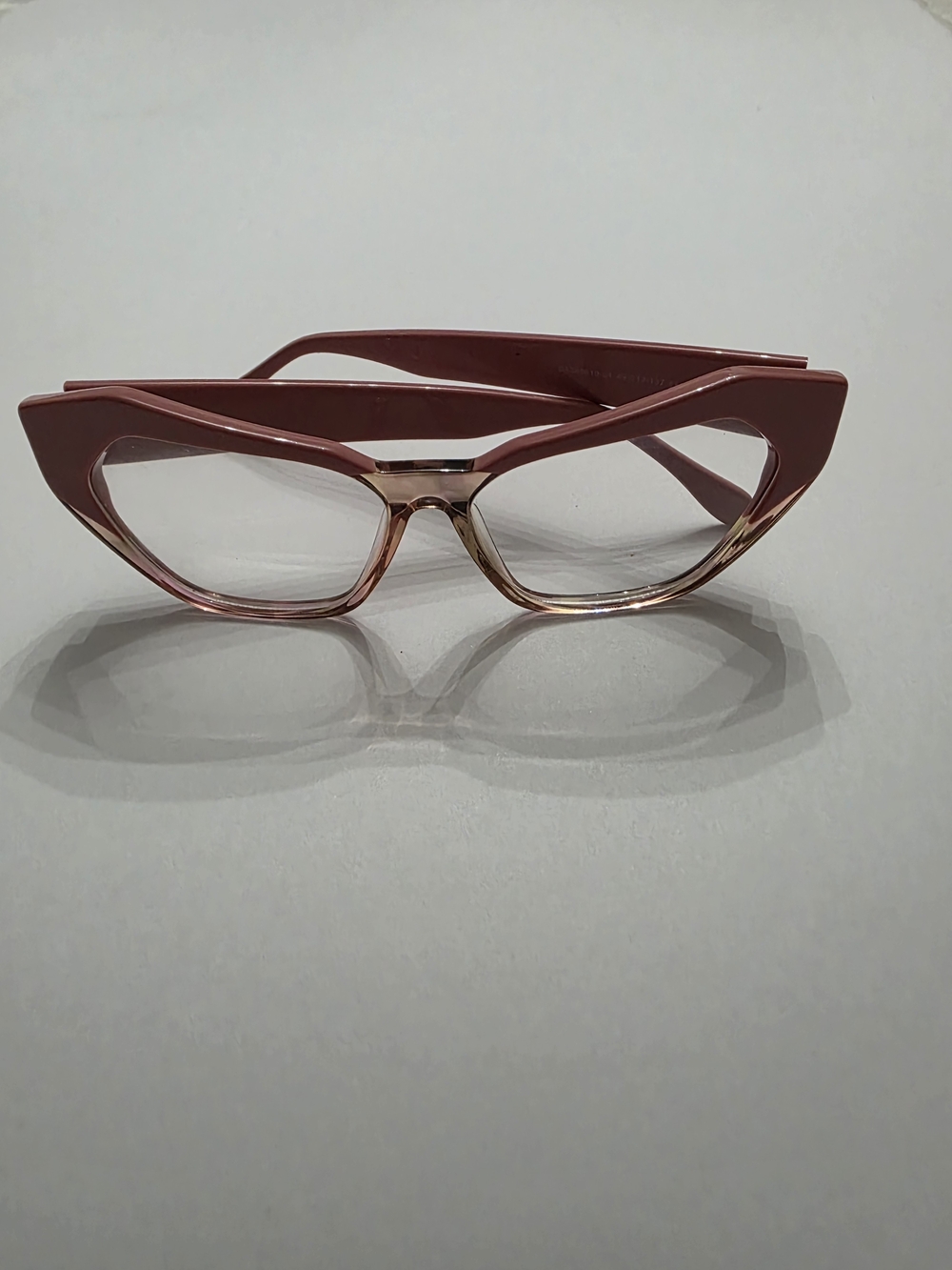Women's Cat-Eye Pink Eyeglass Frames
